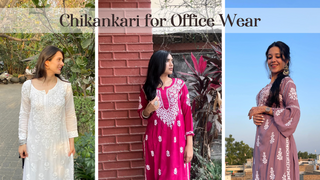 Ethnic Elegance: Chikankari for Office Wear