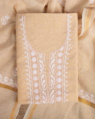 Rubab Tissue Kurta Set with Cut Glass Embroidery