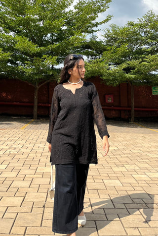 Ulfat Viscose Short Kurta